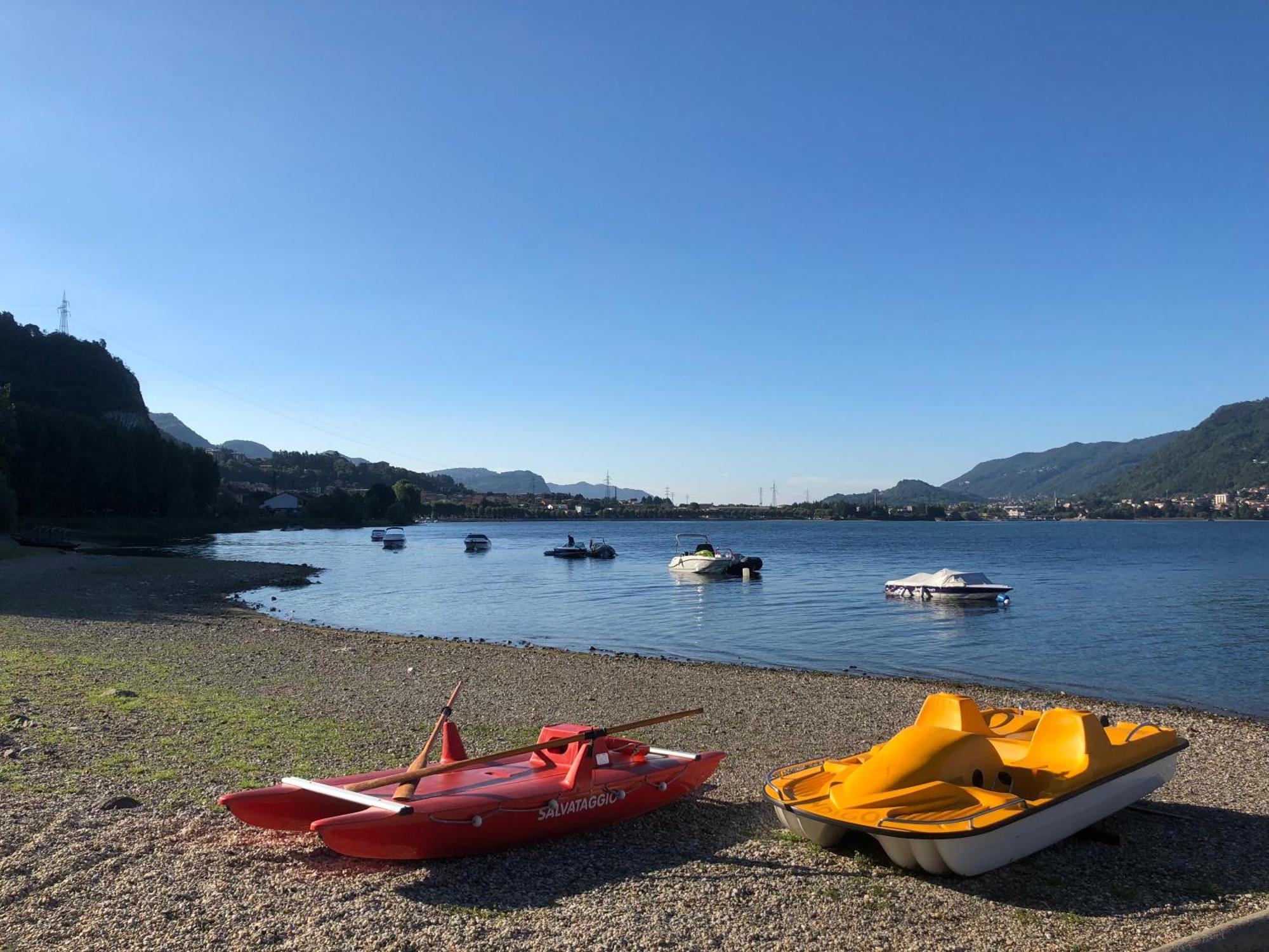 Glamping Camping Rivabella Lecco Bagian luar foto