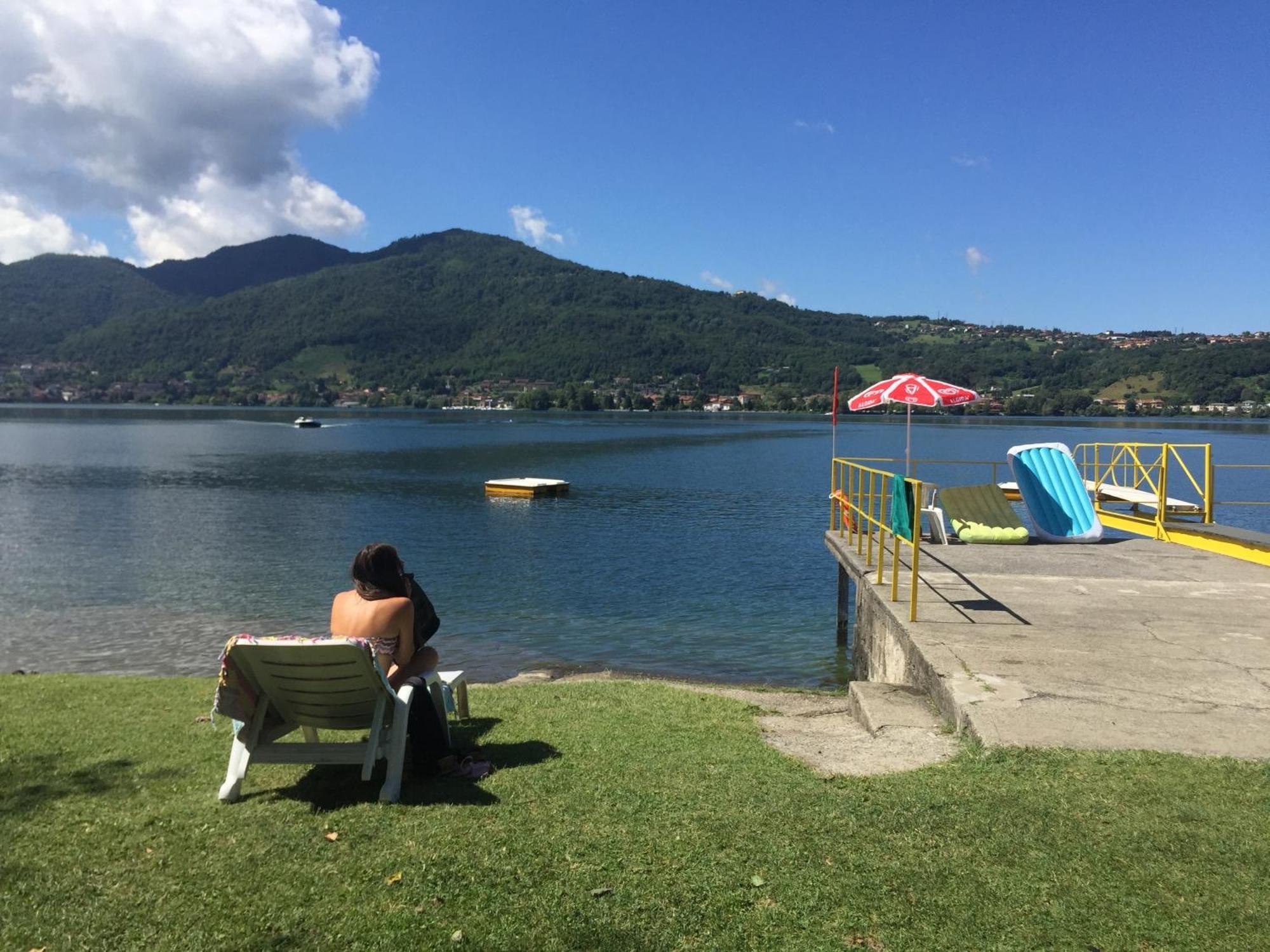 Glamping Camping Rivabella Lecco Bagian luar foto