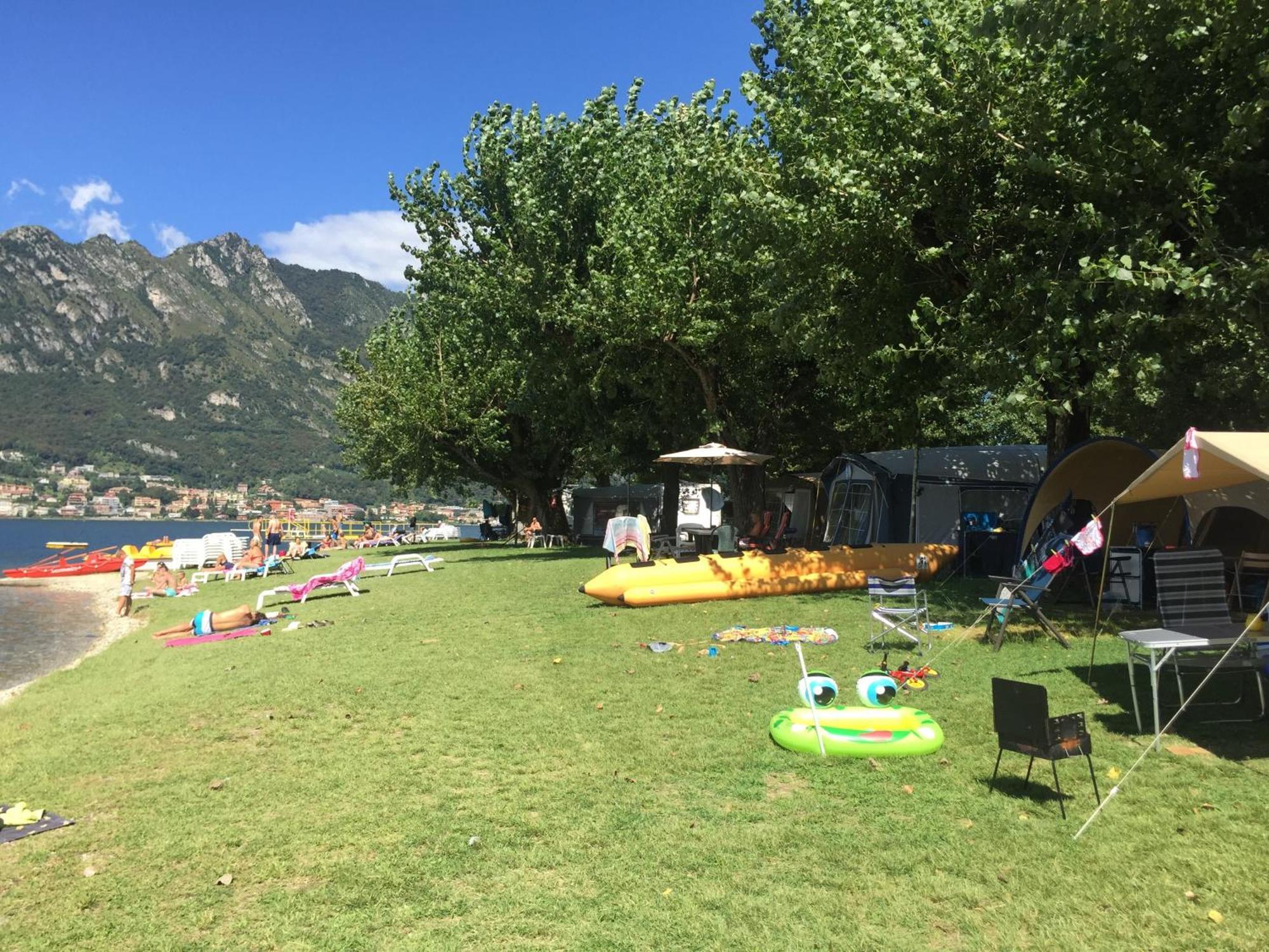 Glamping Camping Rivabella Lecco Bagian luar foto