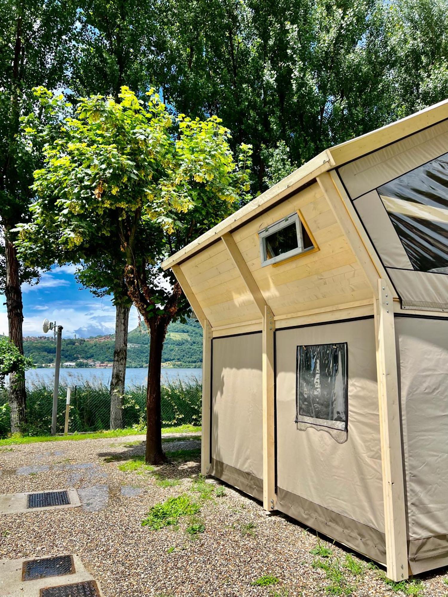 Glamping Camping Rivabella Lecco Bagian luar foto