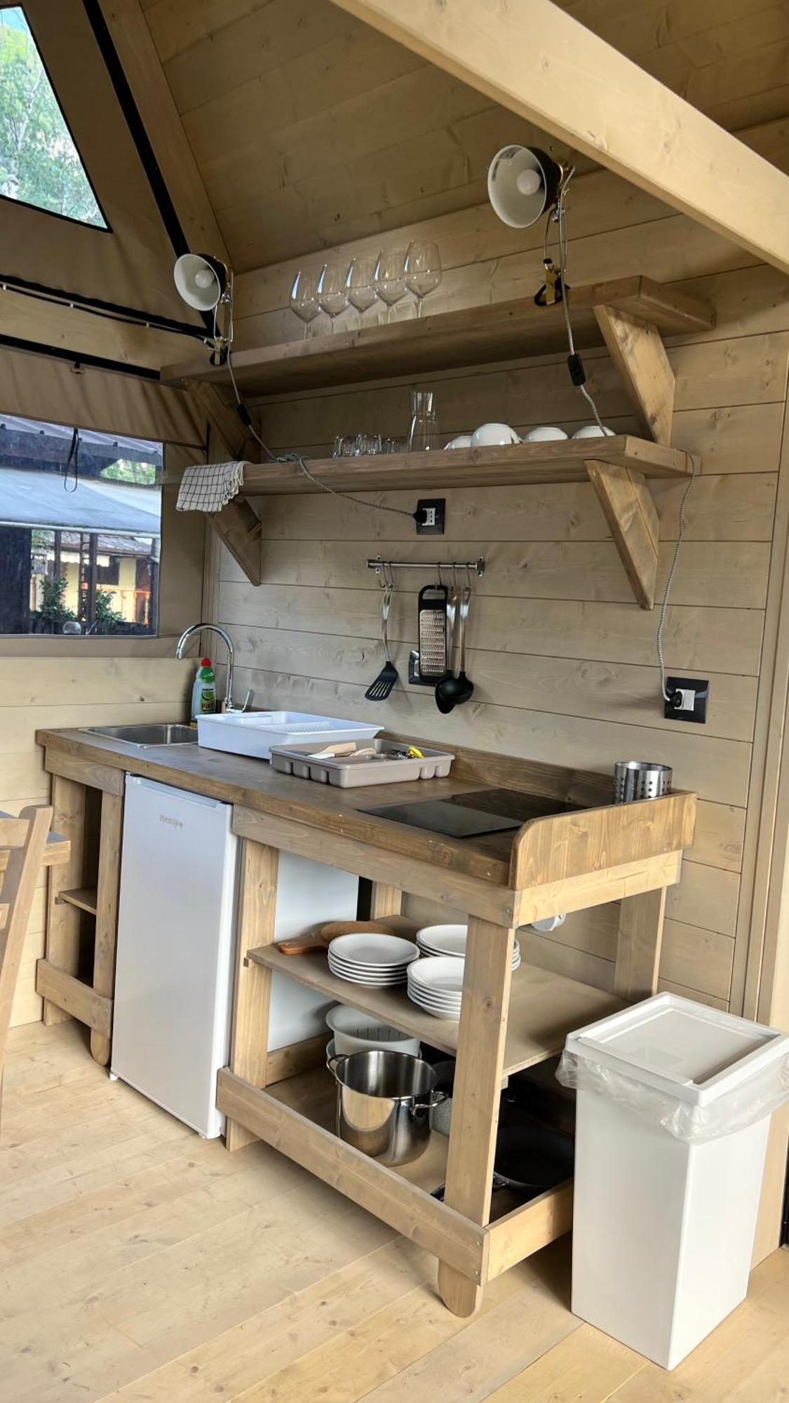 Glamping Camping Rivabella Lecco Bagian luar foto