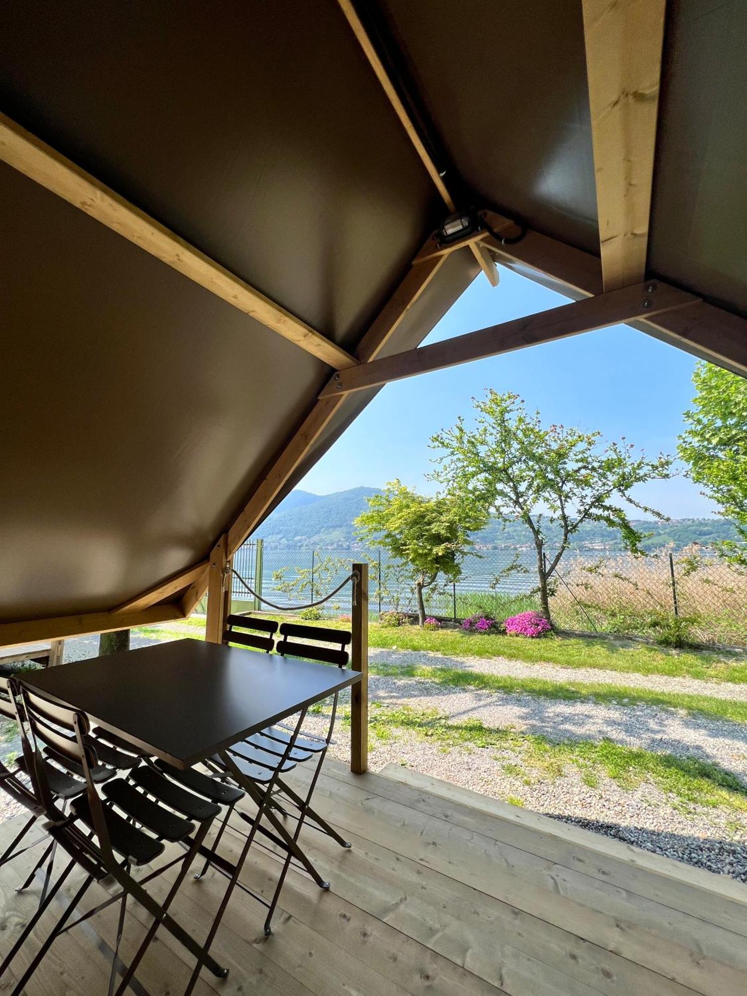 Glamping Camping Rivabella Lecco Bagian luar foto