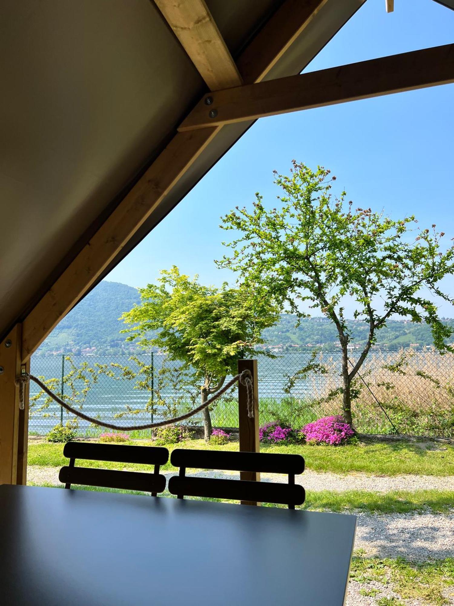 Glamping Camping Rivabella Lecco Bagian luar foto