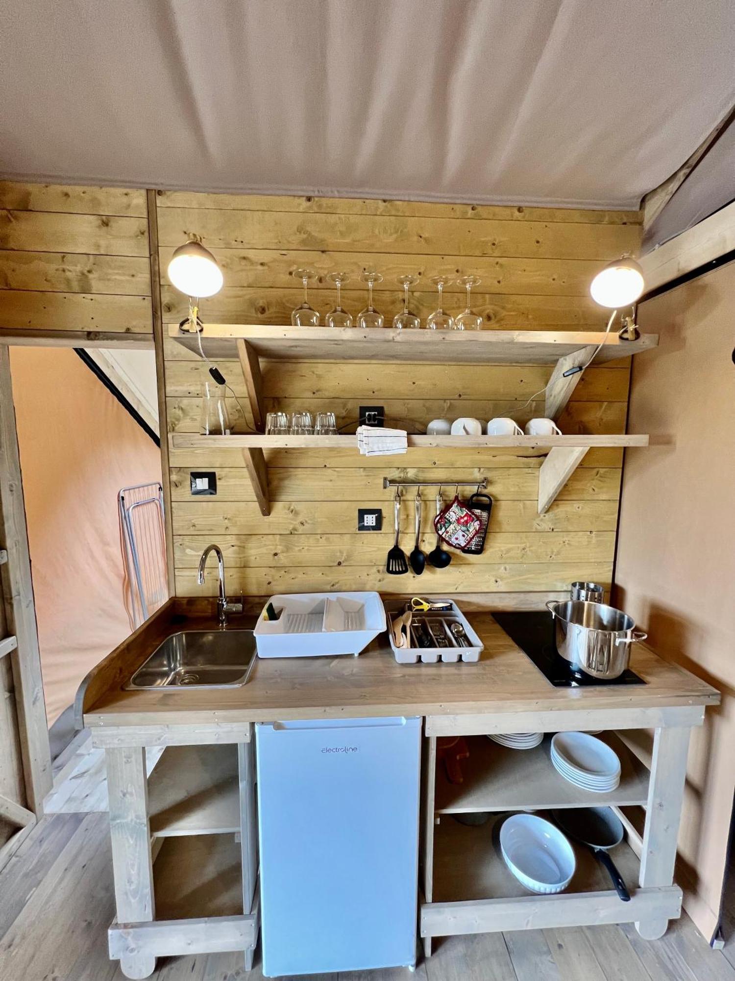 Glamping Camping Rivabella Lecco Bagian luar foto