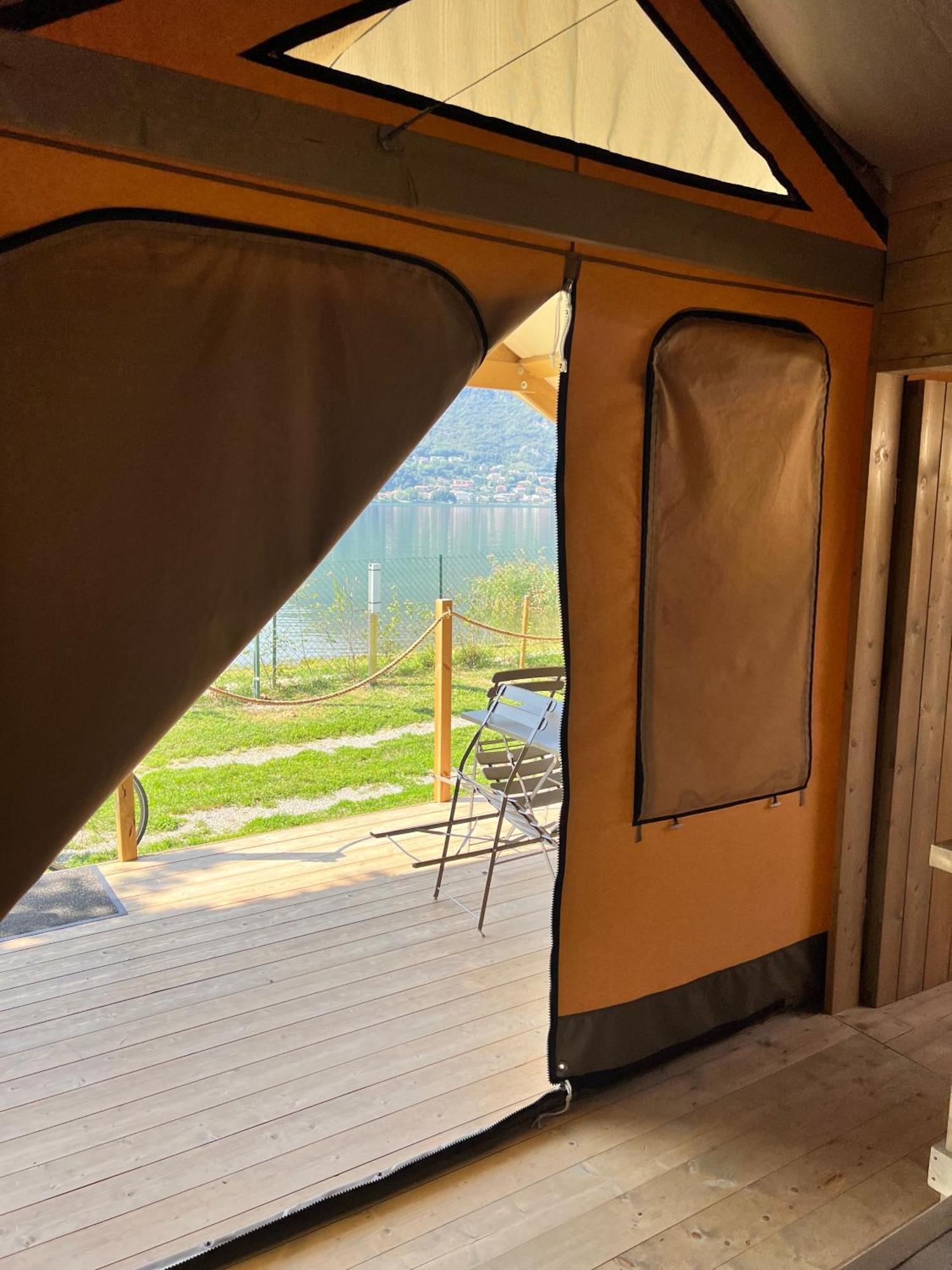 Glamping Camping Rivabella Lecco Bagian luar foto