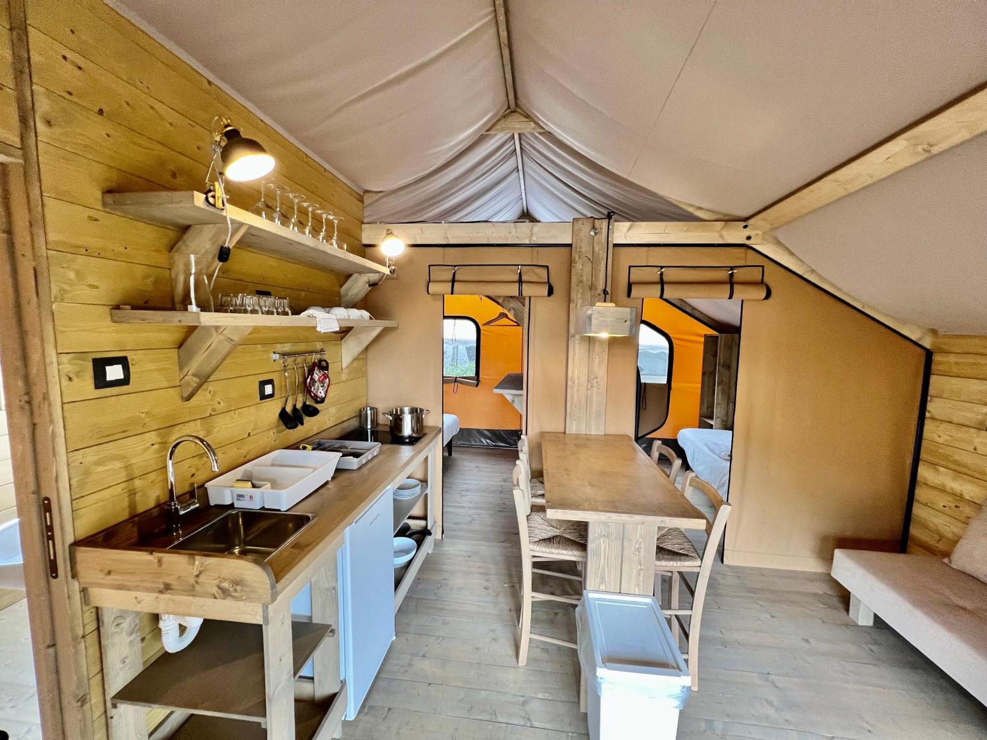 Glamping Camping Rivabella Lecco Bagian luar foto